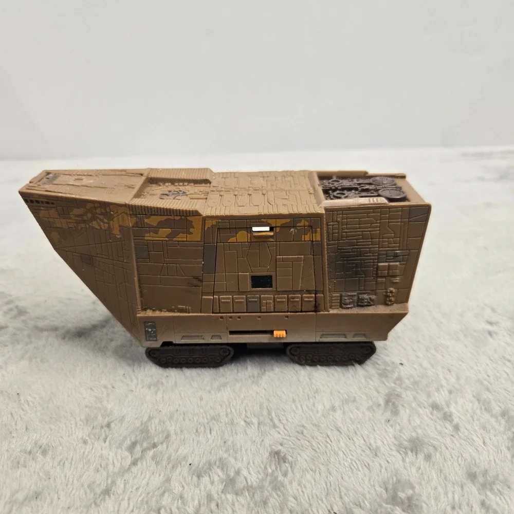 Vintage 1995 Galoob Star Wars Action Fleet Sandcrawler Vehicle Brown Tatooine